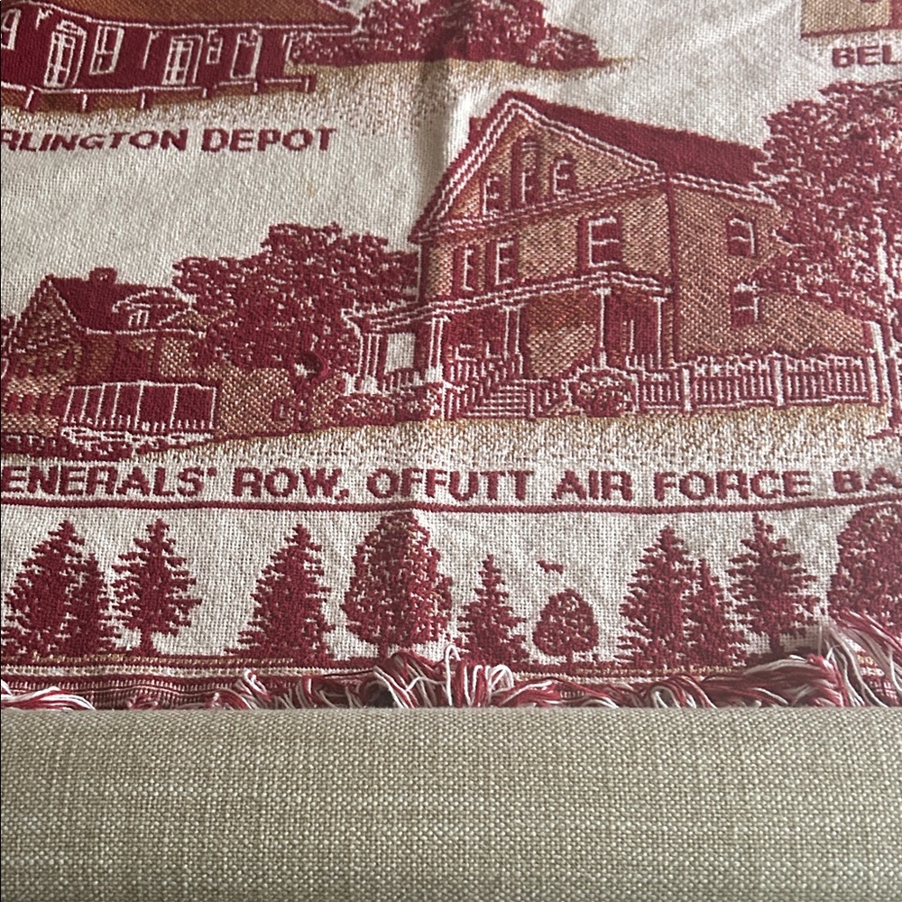 Bellevue Nebraska Themed Throw Blanket - Picture 4 of 4